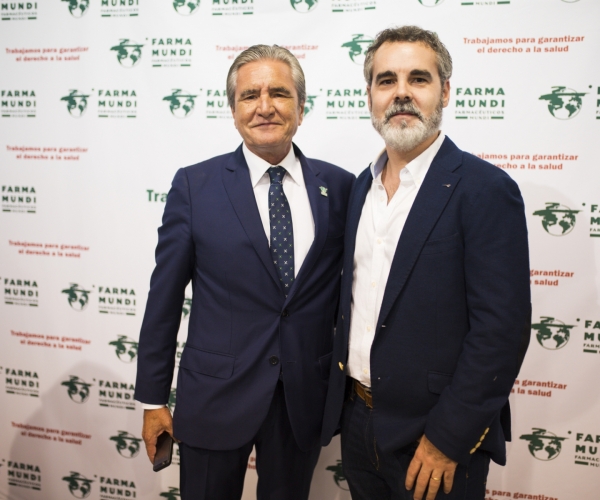 Los farmacéuticos José Luis Daroqui y Fernando Pérez.