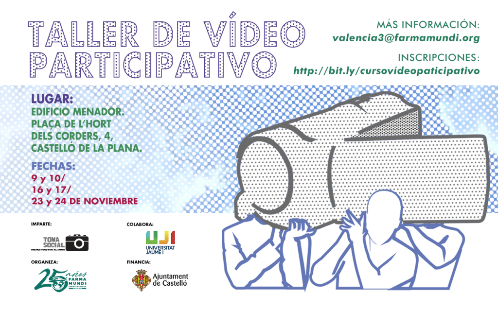 Descubre el vídeo participativo en este taller organizado por Farmamundi en Castellón