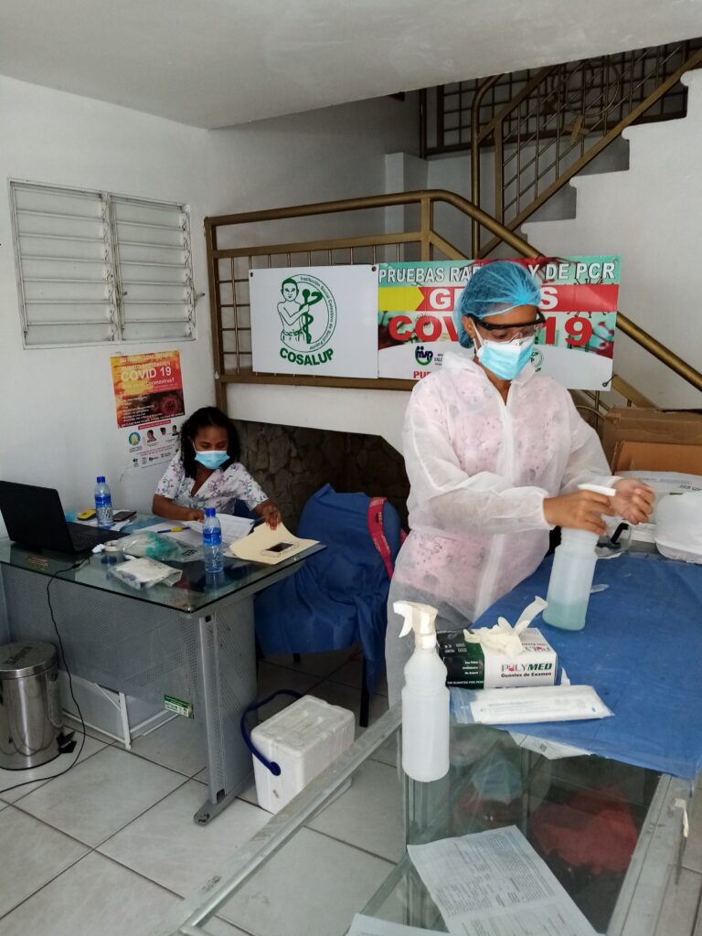 Vacunación en Santo Domingo