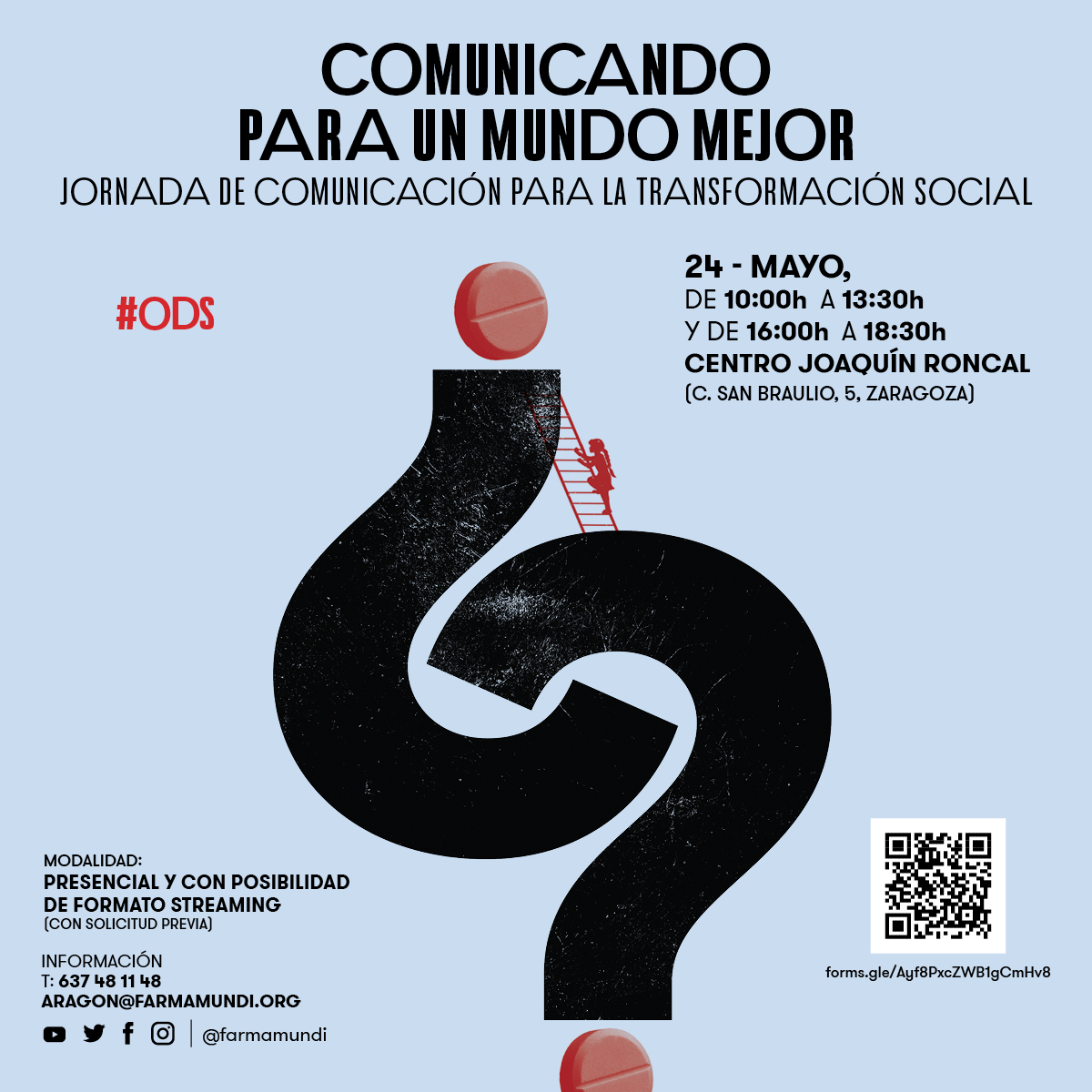 Participa en nuestra jornada ‘Comunicación para un mundo mejor’ en Zaragoza