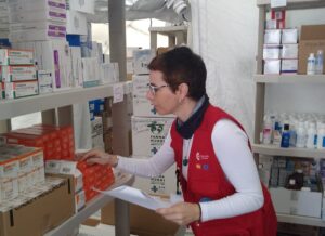 Ana Vargas, farmacéutica en el hospital de campaña START de la AECID en tras el terremoto de Turquía