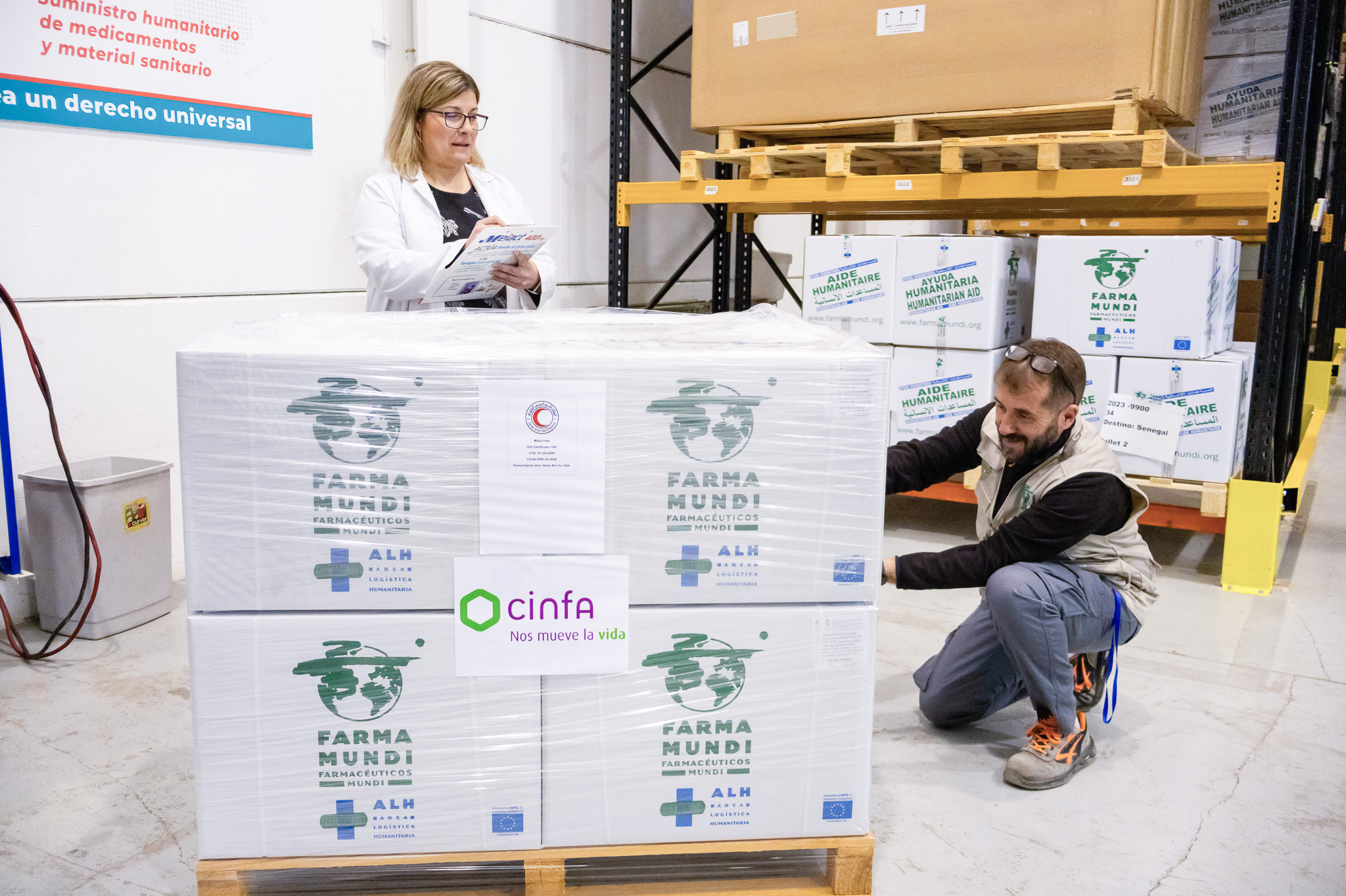 Cinfa y Farmamundi envían medicamentos a Siria para priorizar la atención sanitaria a la población