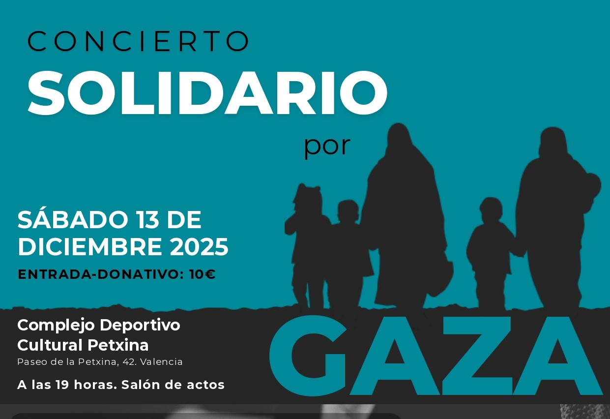 Las voces se alzan por Gaza en un concierto solidario en València