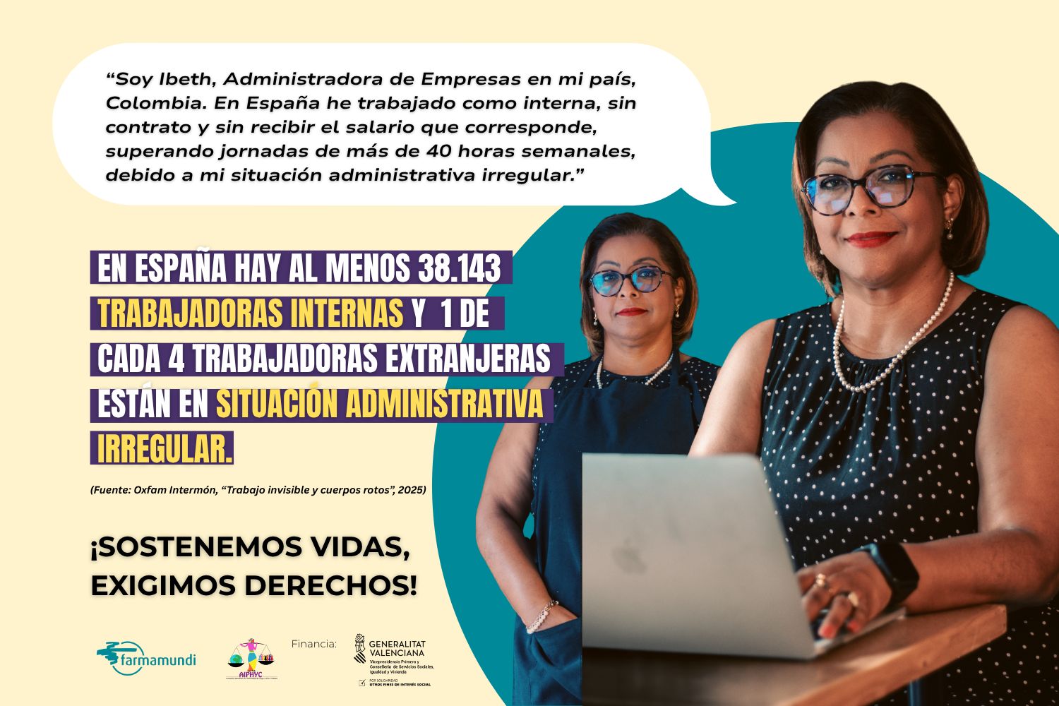 Las mujeres migrantes que sostienen la vida exigen derechos y reconocimiento